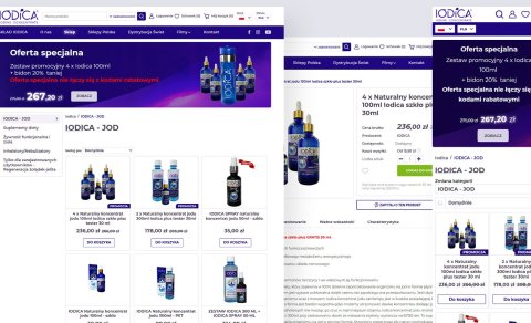 Sklep internetowy Iodica